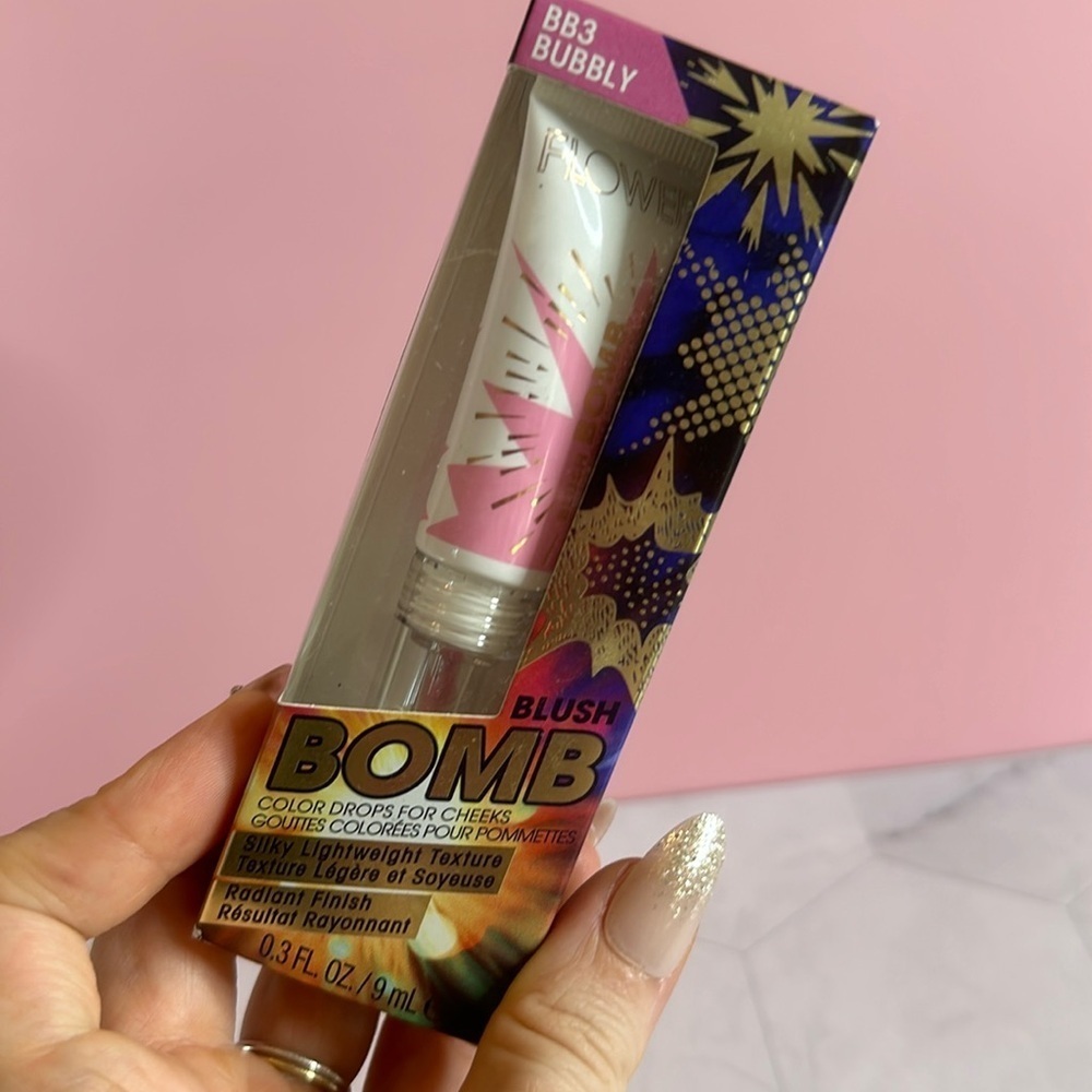 Flower Beauty NWT Blush Bomb Color Drops for Cheeks in Bubbly